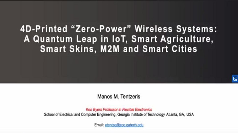 4D Printed Zero Power Wireless Systems; A Quantum Leap in IoT, Smart Agriculture, Smart Skins, M2M and Smart Cities