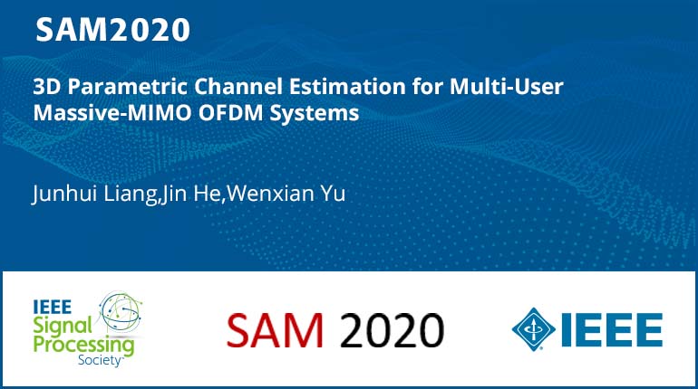 3D Parametric Channel Estimation for Multi-User Massive-MIMO OFDM Systems