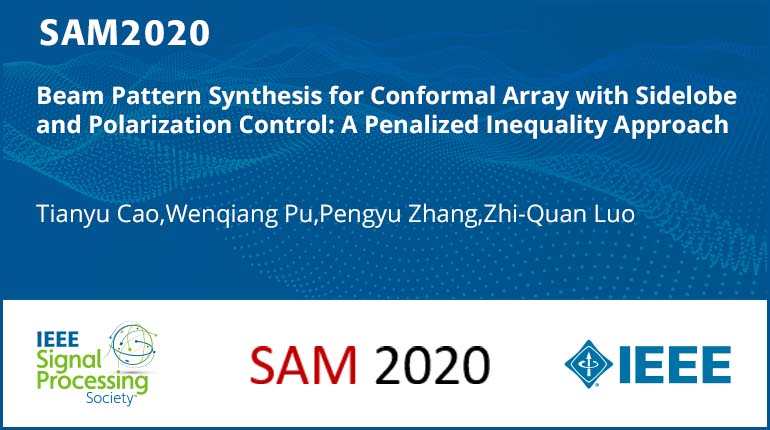 Beam Pattern Synthesis for Conformal Array with Sidelobe and Polarization Control: A Penalized Inequality Approach
