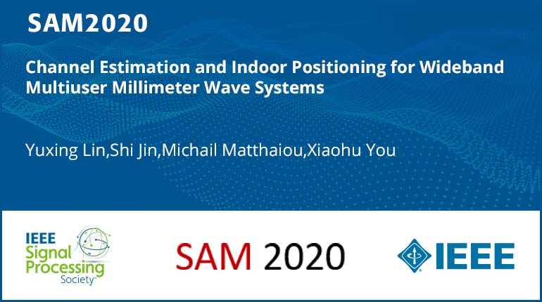 Channel Estimation and Indoor Positioning for Wideband Multiuser Millimeter Wave Systems