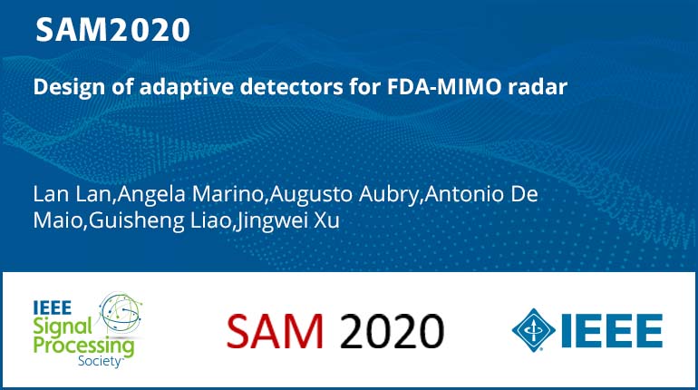 Design of adaptive detectors for FDA-MIMO radar