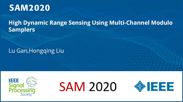 High Dynamic Range Sensing Using Multi-Channel Modulo Samplers