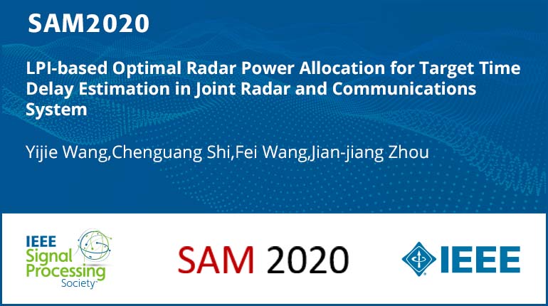 LPI-based Optimal Radar Power Allocation for Target Time Delay Estimation in Joint Radar and Communications System