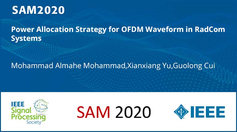 Power Allocation Strategy for OFDM Waveform in RadCom Systems