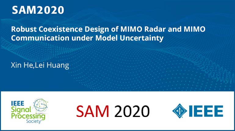 Robust Coexistence Design of MIMO Radar and MIMO Communication under Model Uncertainty
