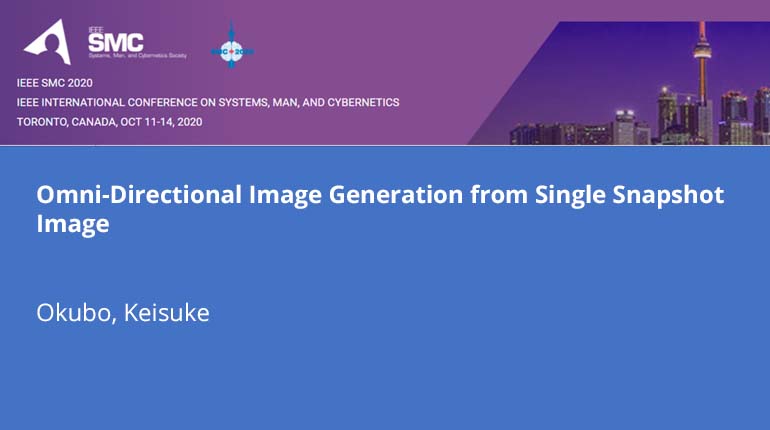 Omni-Directional Image Generation from Single Snapshot Image