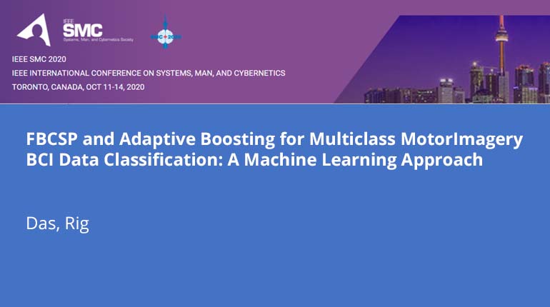 FBCSP and Adaptive Boosting for Multiclass MotorImagery BCI Data Classification: A Machine Learning Approach