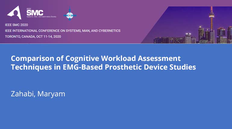 Comparison of Cognitive Workload Assessment Techniques in EMG-Based Prosthetic Device Studies