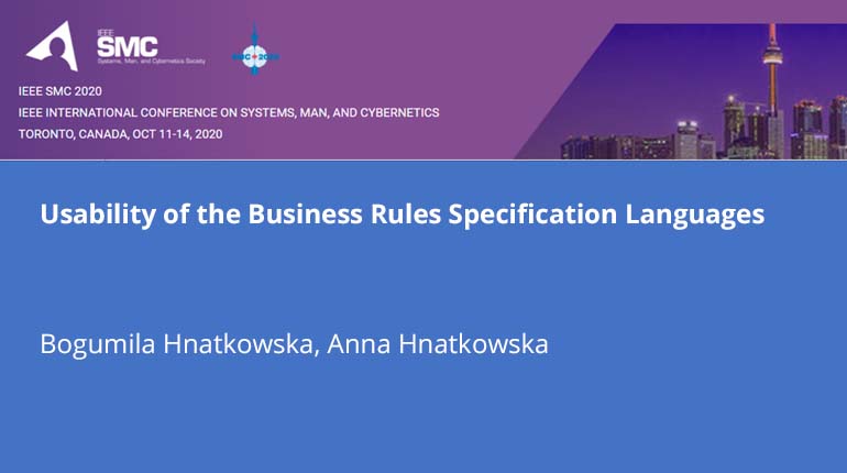 Usability of the Business Rules Specification Languages
