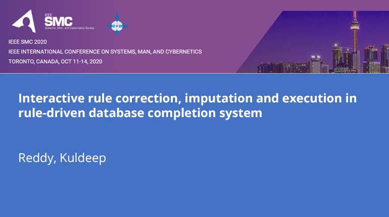 Interactive rule correction imputation and execution in rule-driven database completion system