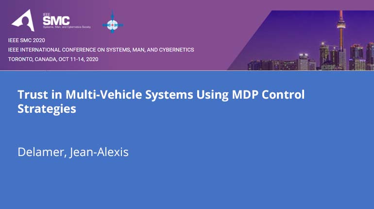 Trust in Multi-Vehicle Systems Using MDP Control Strategies