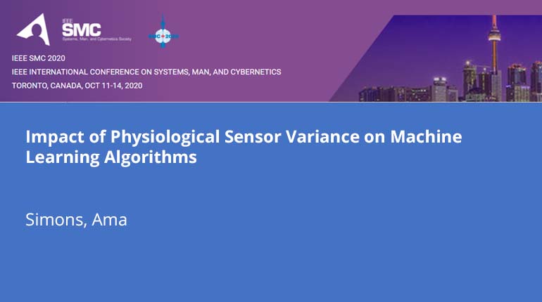 Impact of Physiological Sensor Variance on Machine Learning Algorithms
