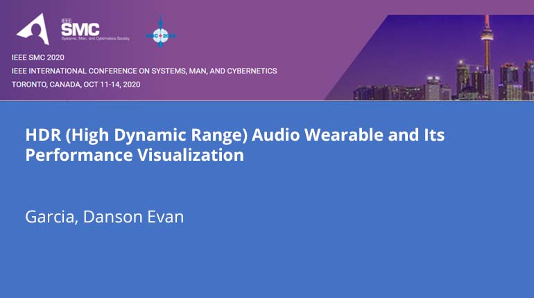 HDR (High Dynamic Range) Audio Wearable and Its Performance Visualization