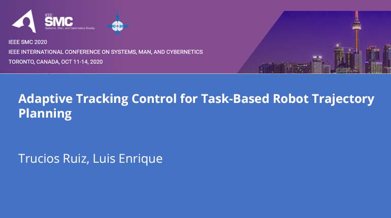 Adaptive Tracking Control for Task-Based Robot Trajectory Planning