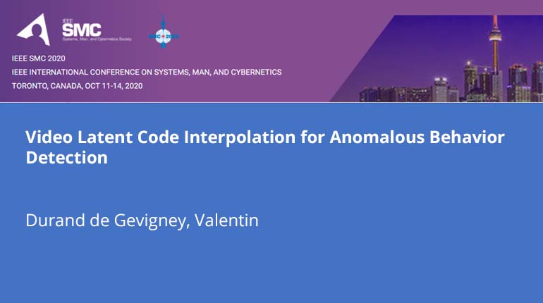 Video Latent Code Interpolation for Anomalous Behavior Detection