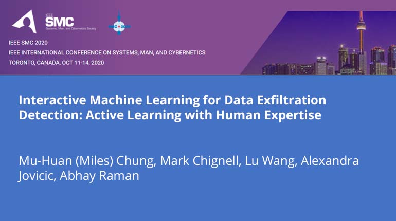 Interactive Machine Learning for Data Exfiltration Detection: Active Learning with Human Expertise