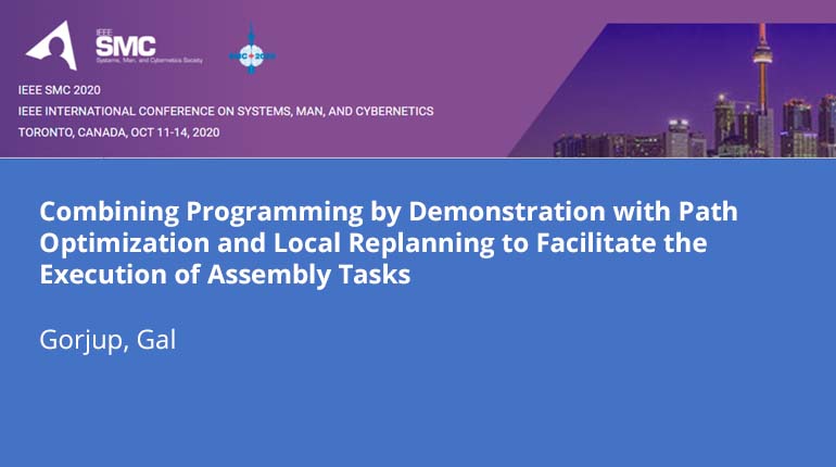 Combining Programming by Demonstration with Path Optimization and Local Replanning to Facilitate the Execution of Assembly Tasks