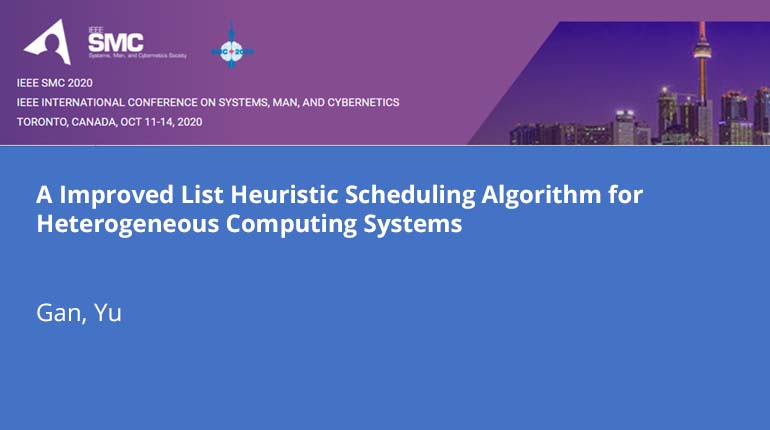 A Improved List Heuristic Scheduling Algorithm for Heterogeneous Computing Systems