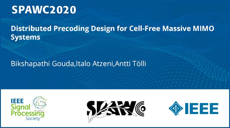 Distributed Precoding Design for Cell-Free Massive MIMO Systems
