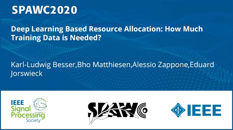 Deep Learning Based Resource Allocation: How Much Training Data is Needed?