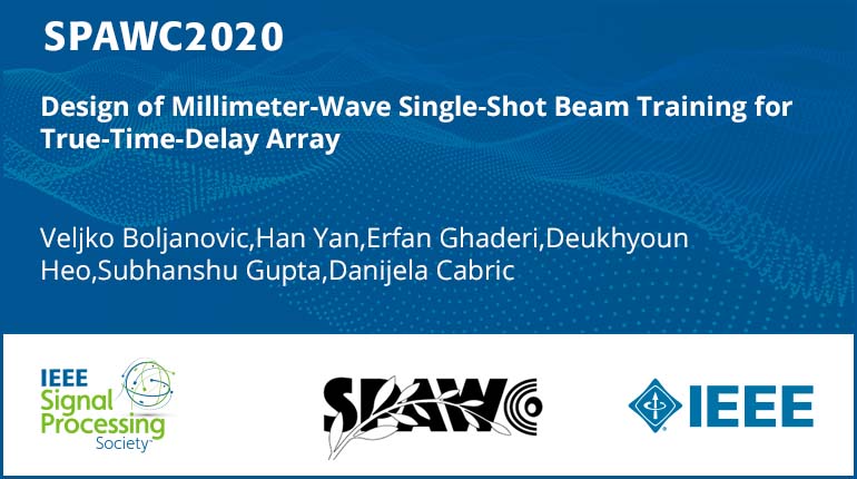 Design of Millimeter-Wave Single-Shot Beam Training for True-Time-Delay Array