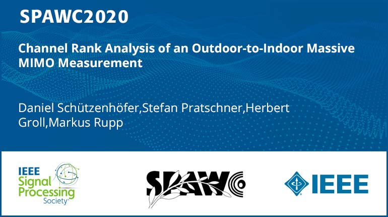 Channel Rank Analysis of an Outdoor-to-Indoor Massive MIMO Measurement