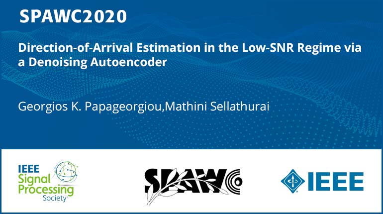 Direction-of-Arrival Estimation in the Low-SNR Regime via a Denoising Autoencoder