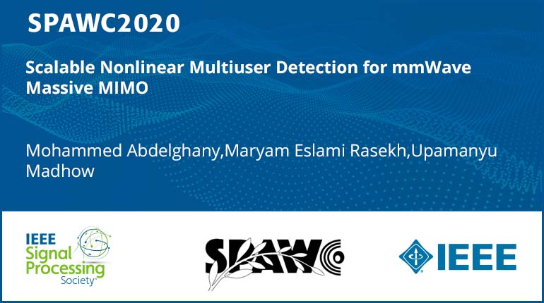 Scalable Nonlinear Multiuser Detection for mmWave Massive MIMO