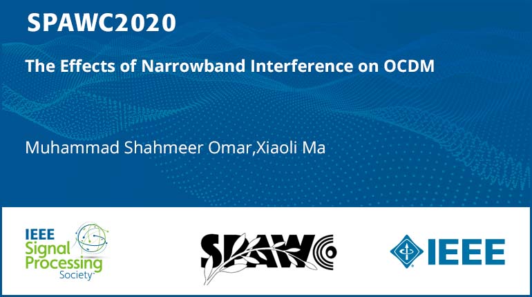 The Effects of Narrowband Interference on OCDM