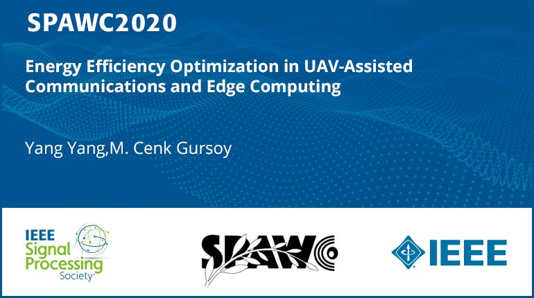 Energy Efficiency Optimization in UAV-Assisted Communications and Edge Computing