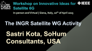 The INGR Satellite WG Activity