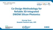 Co-Design Methodology for Reliable 3D-Integrated DWDM Silicon Photonics