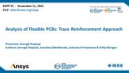 Analysis of Flexible PCBs: Trace Reinforcement Approach