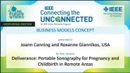 Deliverance: Portable Sonography for Pregnancy and Childbirth in Remote Areas -- 2021 IEEE Connecting the Unconnected Challenge
