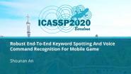 Robust End-To-End Keyword Spotting And Voice Command Recognition For Mobile Game
