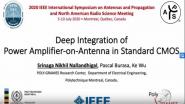 Deep Integration of Power Amplifier-on-Antenna in Standard CMOS Video