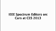Trends in In-Vehicle Technology: CES 2013