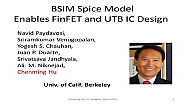 BSIM Spice Model Enables FinFET and UTB IC Design