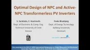 Optimal Design of NPC and Active-NPC Transformerless PV Inverters