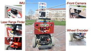 Beobot 2.0: Autonomous Mobile Robot Localization and Navigation in Outdoor Pedestrian Environment
