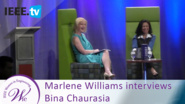 Watermark CEO Marlene Williamson Interviews Ericsson's Bina Chaurasia - 2016 Women in Engineering Conference