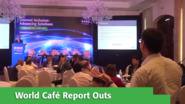 World Cafe Report Outs at Internet Inclusion: Advancing Solutions, Delhi, 2016