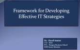 A Framework for Developing Effective IT Strategies - Cherif Amirat