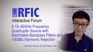 A 10-40GHz Frequency Quadrupler Source with Switchable Bandpass Filters and >30dBc Harmonic Rejection: RFIC Interactive Forum 2017