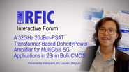 A 32GHz 20dBm-PSAT Transformer-Based Doherty Power Amplifier for MultiGb/s 5G Applications in 28nm Bulk CMOS: RFIC Interactive Forum 2017