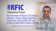 Multi-Standard 5Gbps to 28.2Gbps Adaptive, Single Voltage SerDes Transceiver with Analog FIR and 2-Tap Unrolled DFE in 28nm CMOS: RFIC Interactive Forum 2017