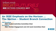 Section-Student Branch Connection - Pat Donohoe - Brief Sessions: Sections Congress 2017