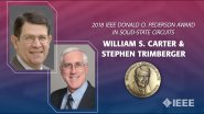 William S. Carter and Stephen Trimberger - 2018 Donald O. Pederson Award in Solid-State Circuits at IEEE ISSCC