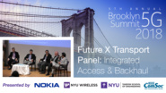 Integrated Access and Backhaul - Future X Transport Panel - Brooklyn 5G Summit 2018
