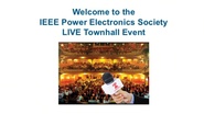 IEEE PELS Townhall 2018 Event